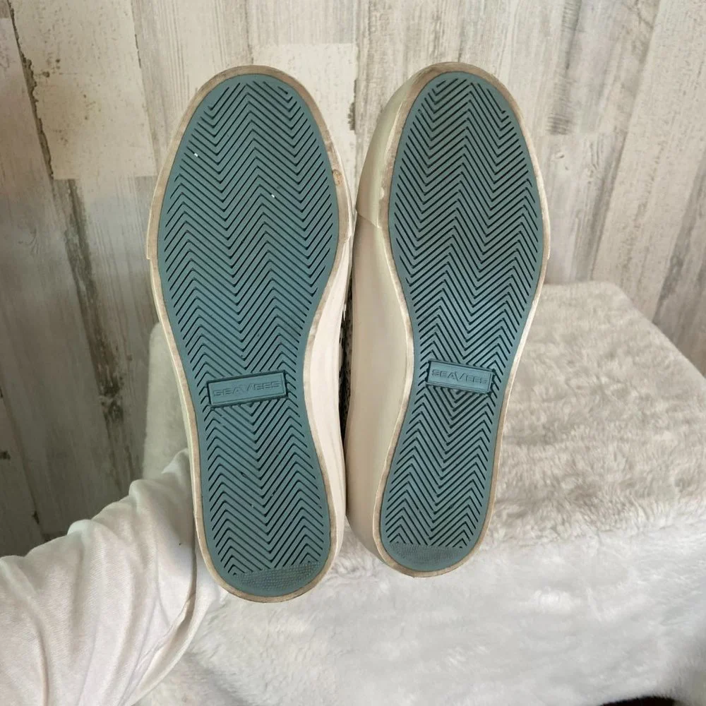 SeaVees Women's Size 7 Baja Platform Mulholland Sneakers Leather